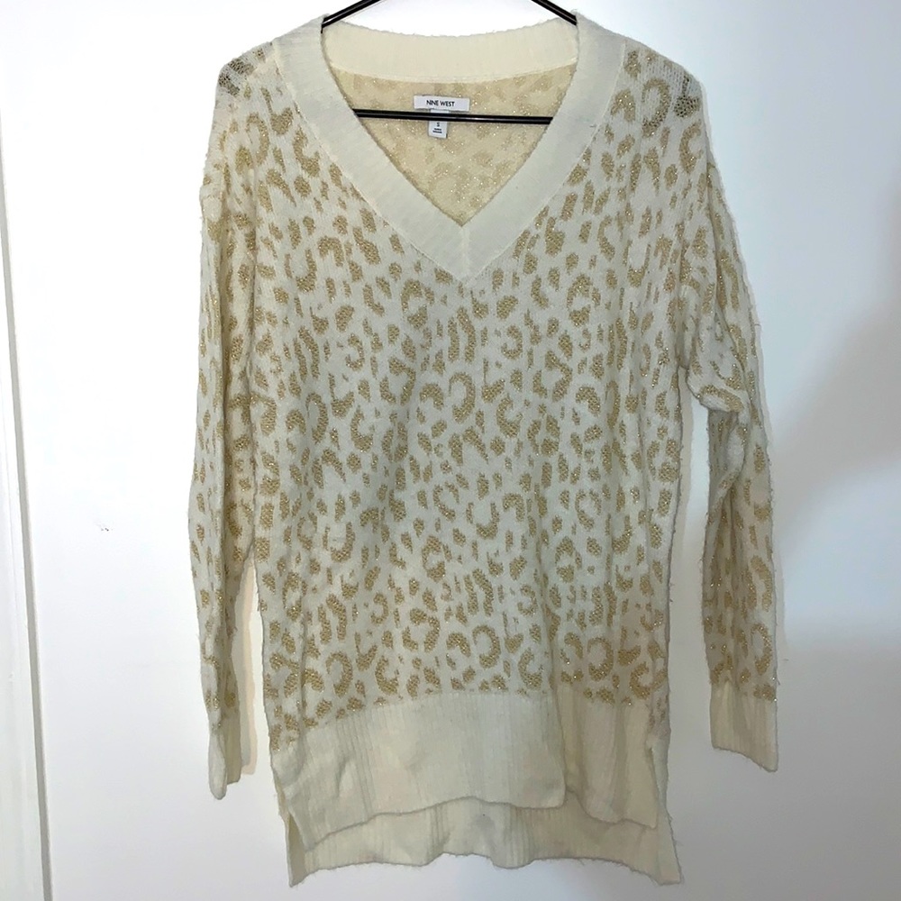 Animal print sweater